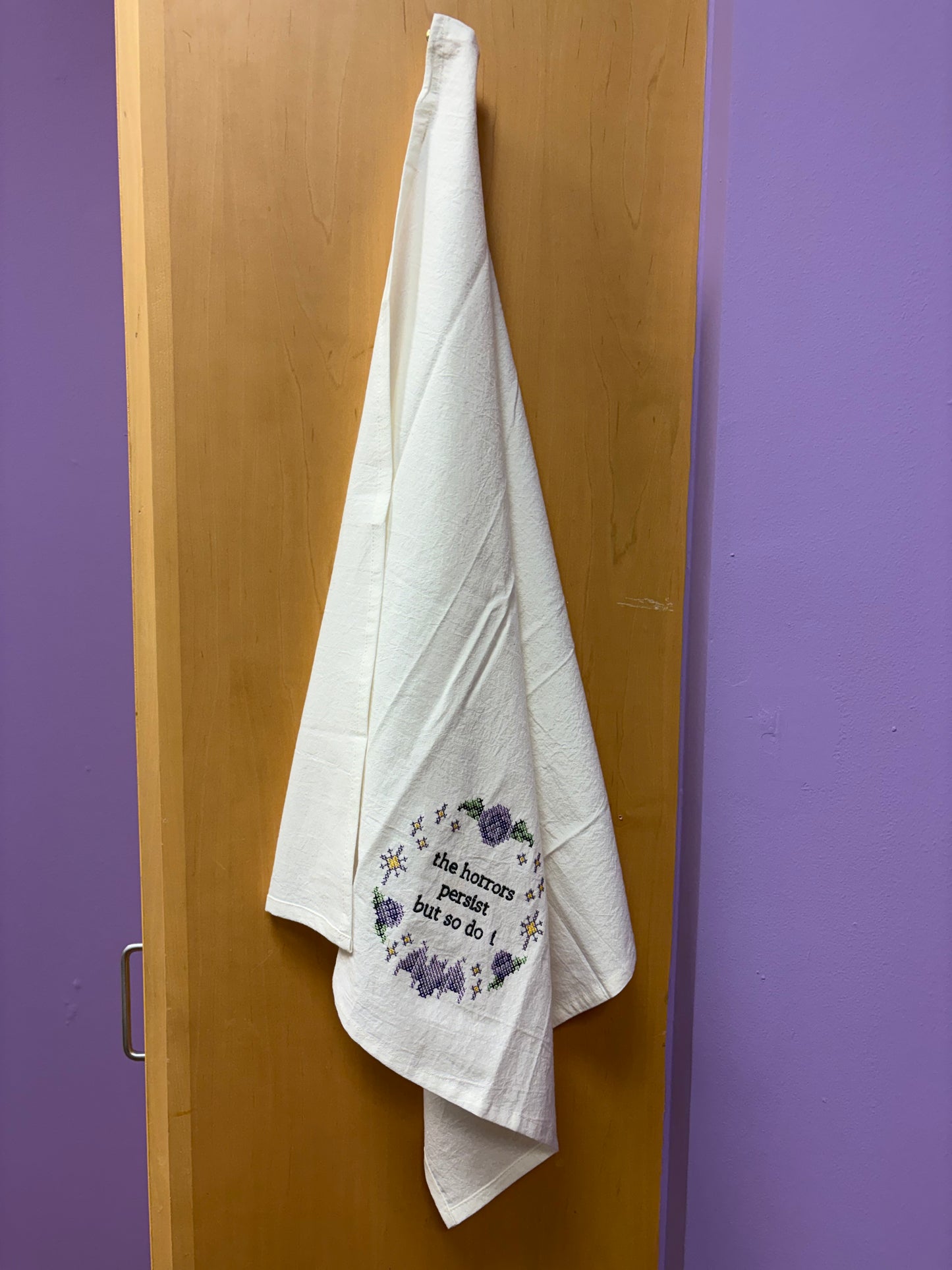 Kitchen towel - the horrors persist but so do I
