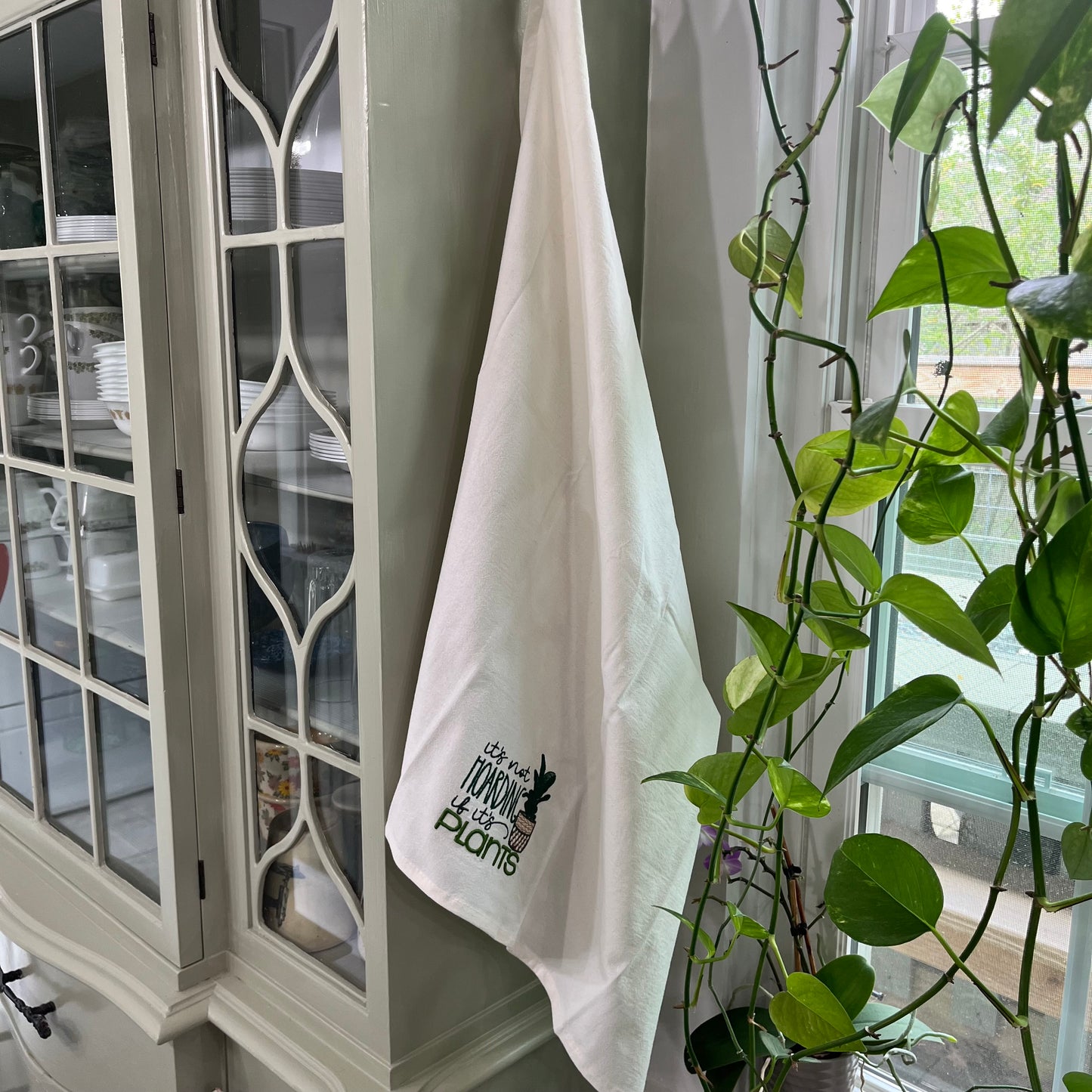 Kitchen Towel - It’s Not Hoarding if it’s Plants