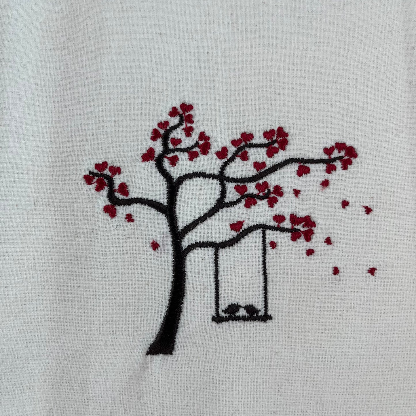 Kitchen Towel - Love Birds on a Swing