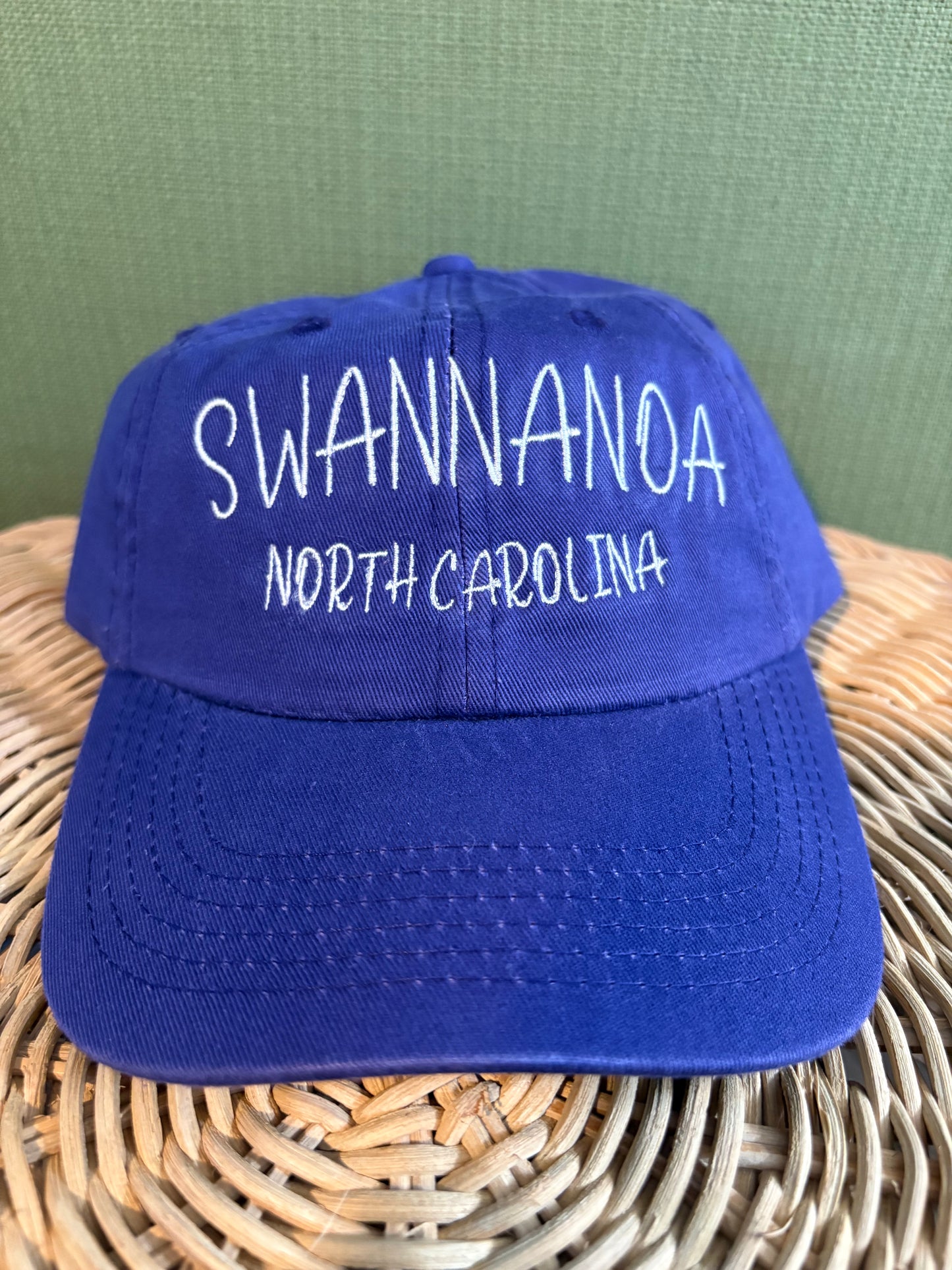 Swannanoa, NC purple dad hat