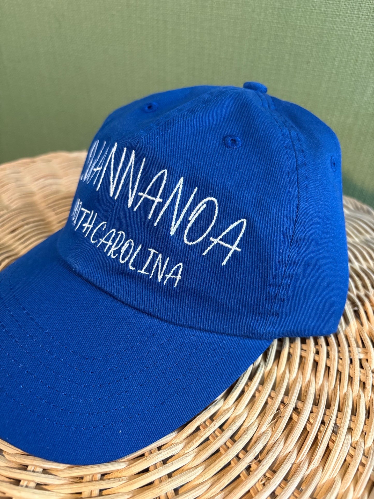 Swannanoa, NC blue Dad hat