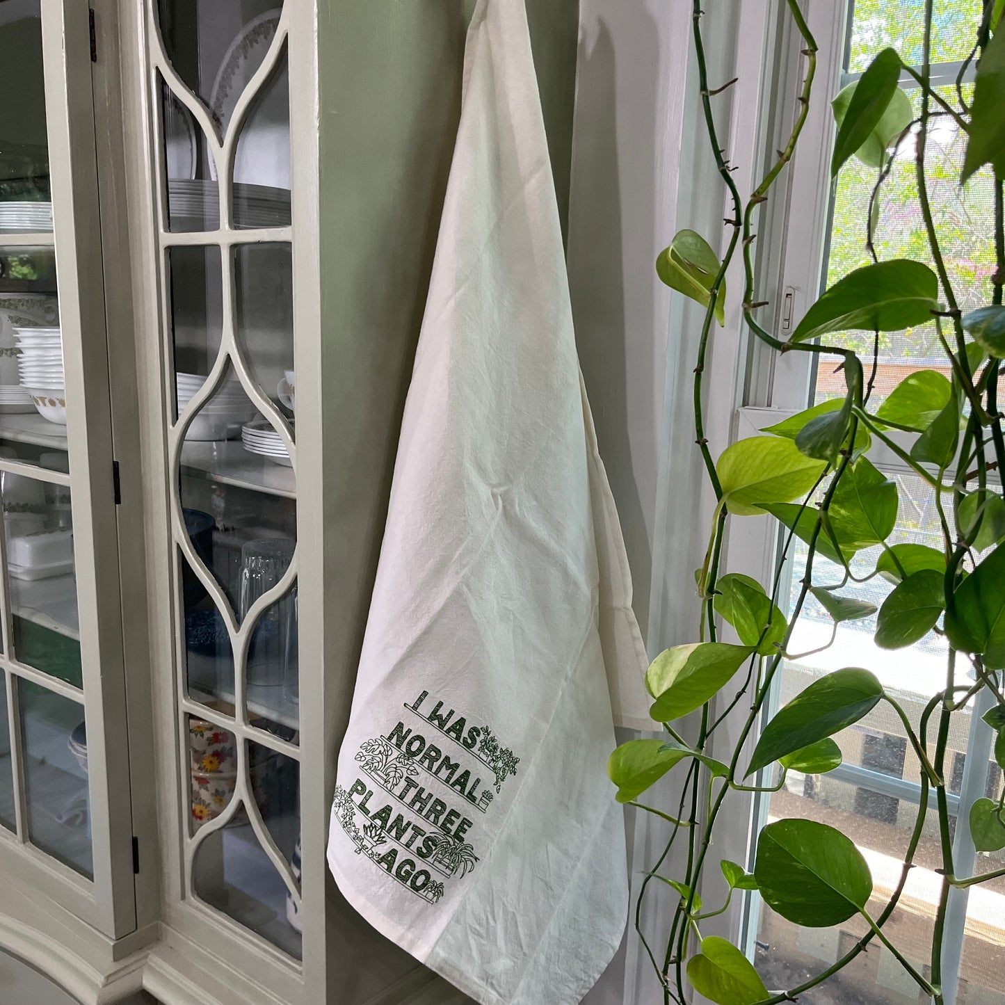 Kitchen Towel - I Was Normal Three Plants Ago