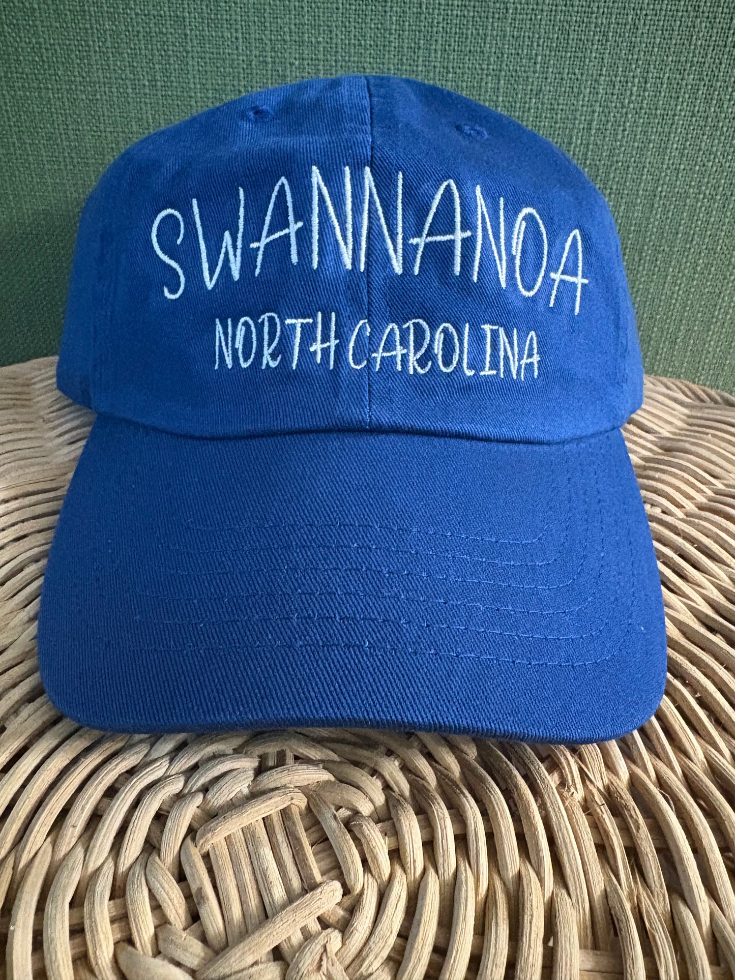 Swannanoa, NC blue Dad hat