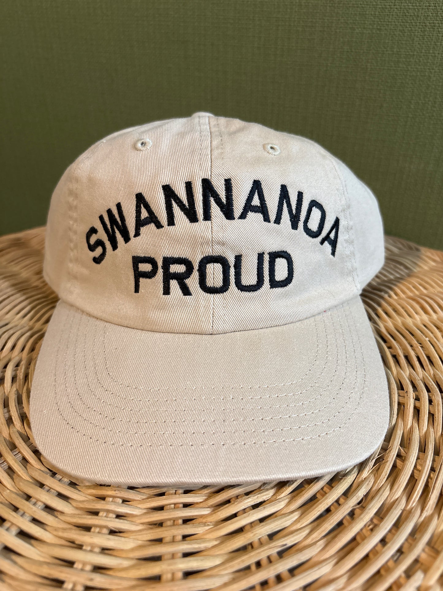 Swannanoa Proud tan dad hat