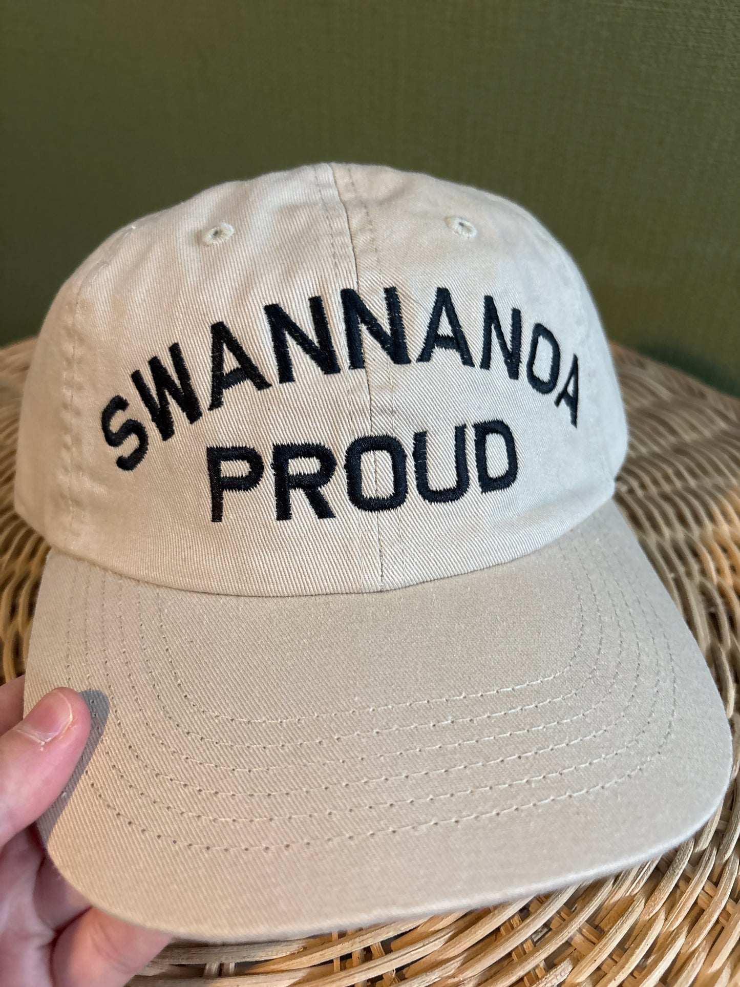 Swannanoa Proud tan dad hat