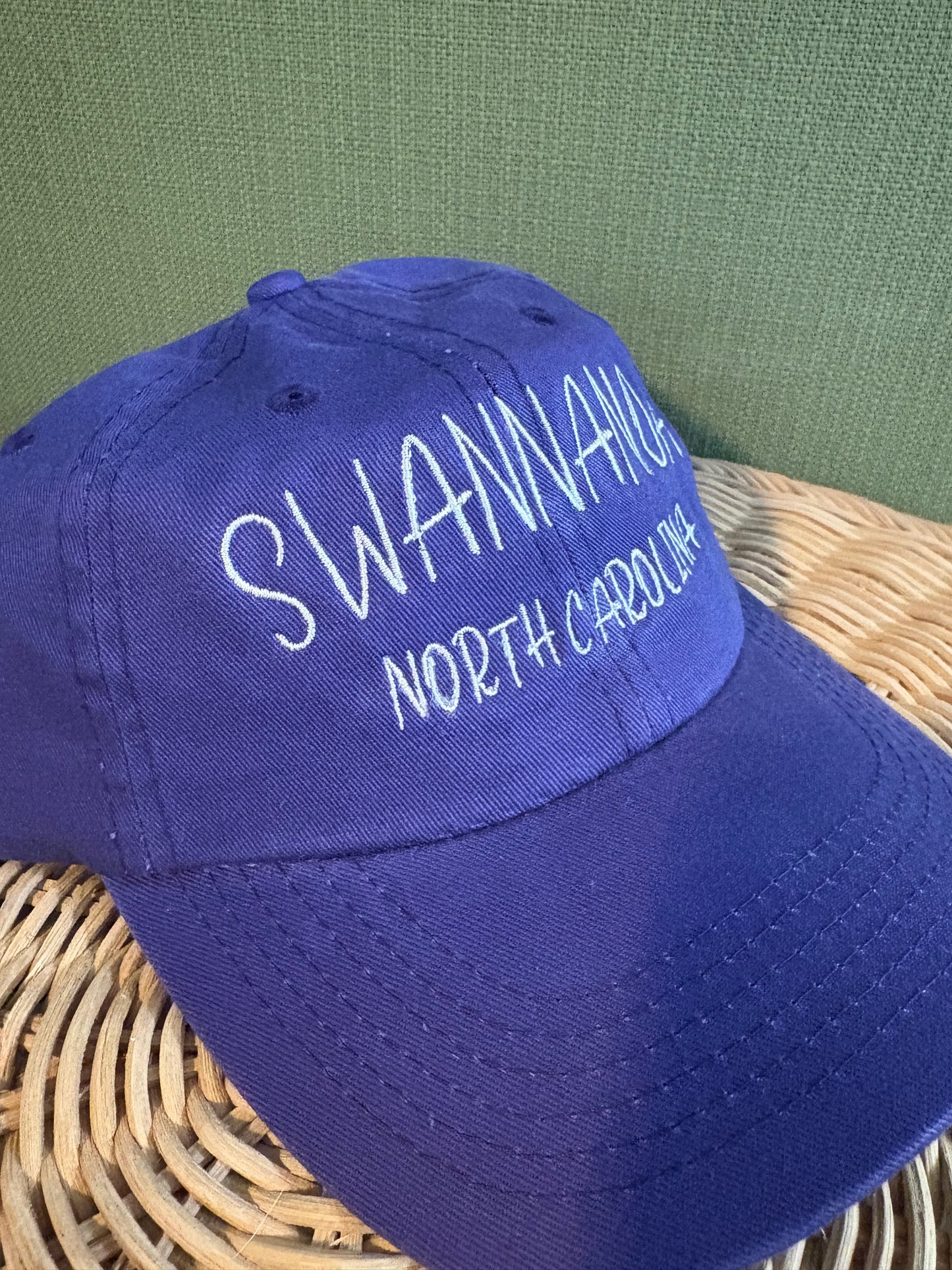 Swannanoa, NC purple dad hat