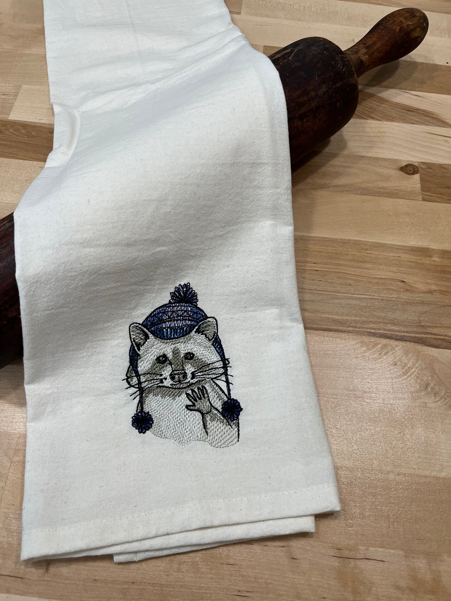 Kitchen Towel - Friendly Racoon