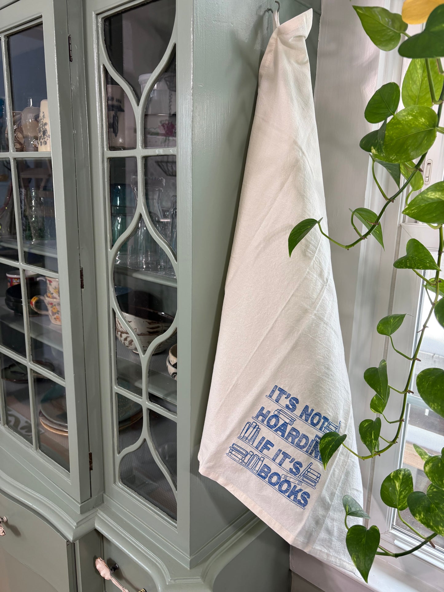 Kitchen Towel - It’s Not Hoarding If It’s Books