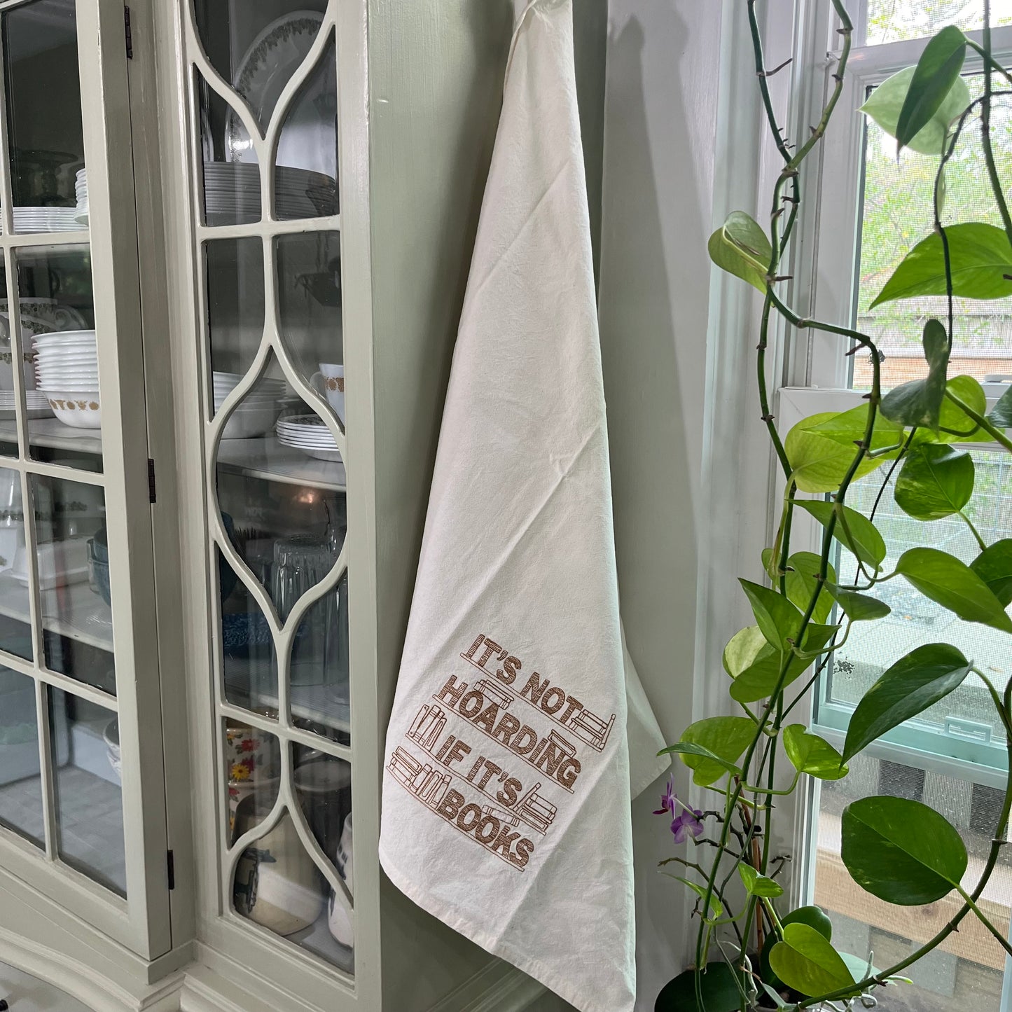 Kitchen Towel - It’s Not Hoarding If It’s Books