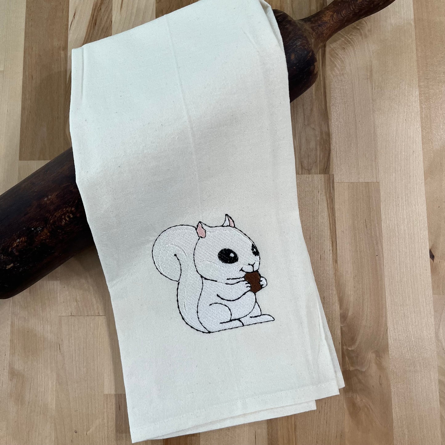 Kitchen Towel - White Squirrel