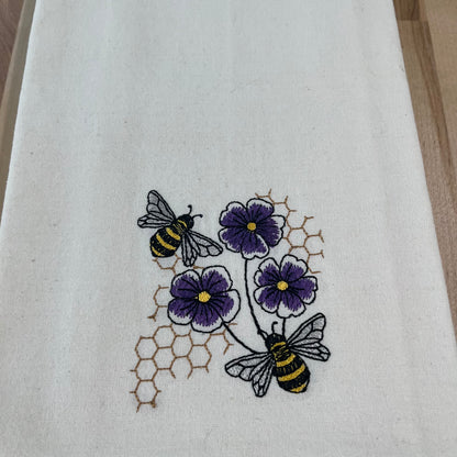 Organic Kitchen Towel - Buzzing Bees