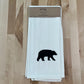Organic Kitchen towel - Black Bear