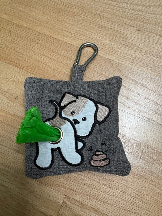 Dog poop bag dispenser