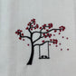Organic Kitchen Towel - Love Birds on a Swing