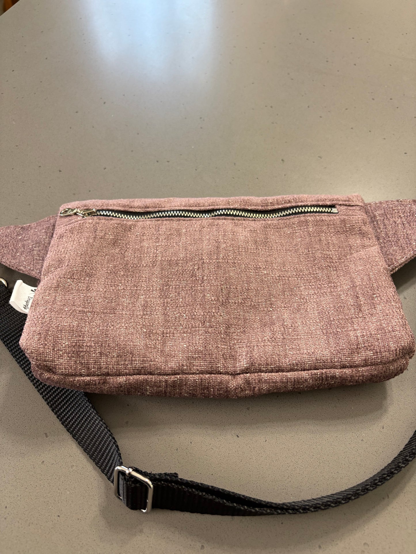 Plum crossbody bag