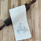 Organic Kitchen Towel - Love Birds