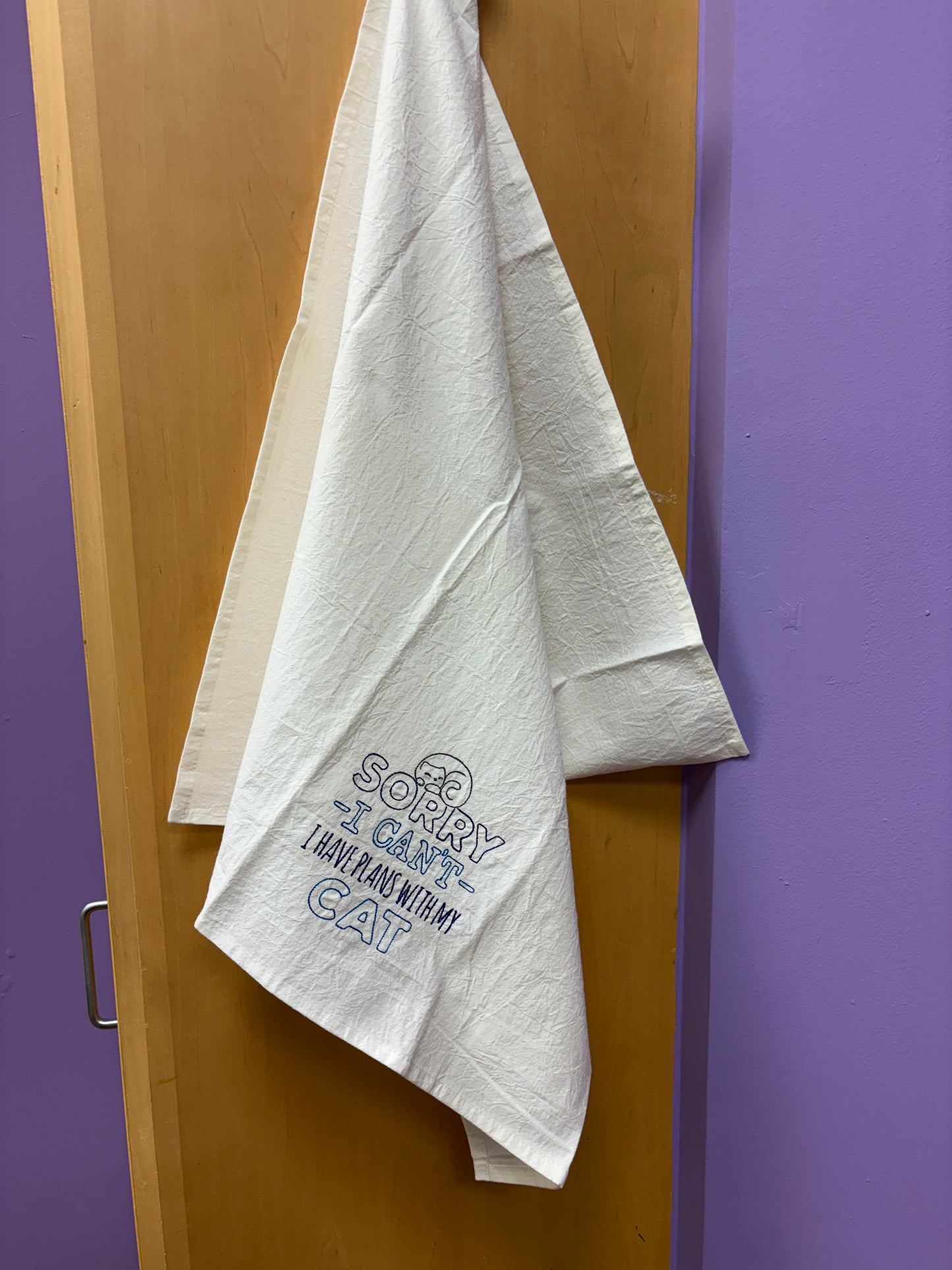 Kitchen Towels - Sorry - I Can’t - I Have Plans With My Cat