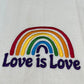 Organic Kitchen Towel - Love is Love