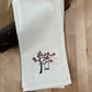 Organic Kitchen Towel - Love Birds on a Swing