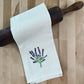 Organic Kitchen towel - Lavender bunch