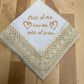 All of Me Loves All of You Wedding Handkerchief. Celebrate your big day with our customizable wedding handkerchiefs—perfect for adding a personal touch to your special occasion.