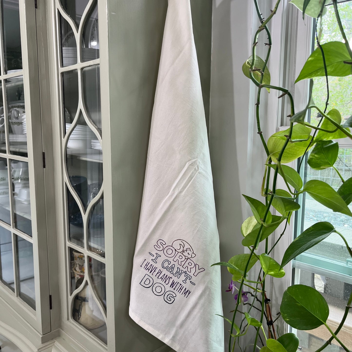Kitchen Towel - Sorry - I Can’t- I Have Plans with My Dog