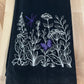 Organic Kitchen Towel - Wildflowers, butterfly, and Dragonfly