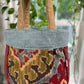Shoulder bag made from upholstery samples