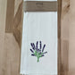 Organic Kitchen towel - Lavender bunch