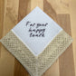 For Your Happy Tears Wedding Handkerchief. Celebrate your big day with our customizable wedding handkerchiefs—perfect for adding a personal touch to your special occasion.